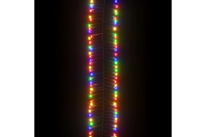 beBasic Cluster LED-valonauha 2000 LED-valoa monivärinen 40 m PVC - Joulukynttilä - Joulukoristeet