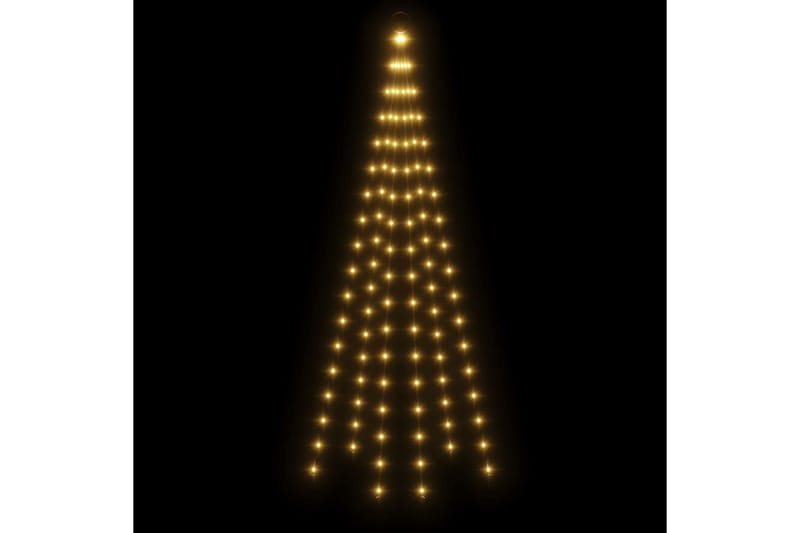 beBasic Joulukuusi lipputankoon 108 lämpimän valkoista LED-valoa 180 cm - Sisustustuotteet - Joulukoristeet & juhlakoristeet - Joulukoristeet - Tekokuusi
