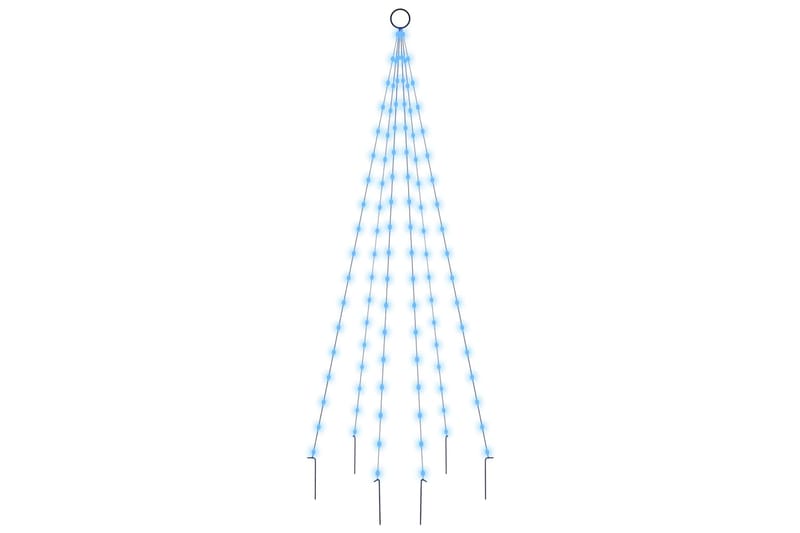 beBasic Joulukuusi lipputankoon 108 sinistä LED-valoa 180 cm - Sisustustuotteet - Joulukoristeet & juhlakoristeet - Joulukoristeet - Tekokuusi
