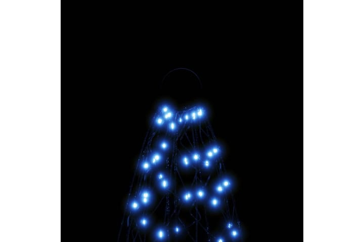beBasic Joulukuusi lipputankoon 1400 sinistä LED-valoa 500 cm - Tekokuusi