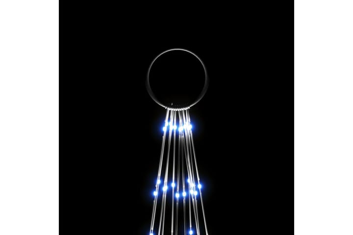 beBasic Joulukuusi lipputankoon 732 sinistä LED-valoa 500 cm - Tekokuusi
