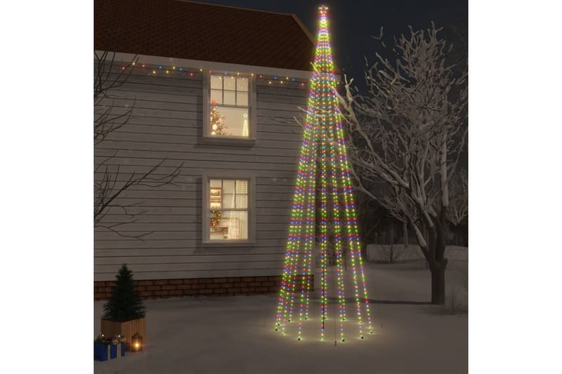 beBasic Joulukuusi piikillä 1134 moniväristä LED-valoa 800 cm - Sisustustuotteet - Joulukoristeet & juhlakoristeet - Joulukoristeet - Tekokuusi