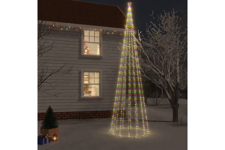 beBasic Joulukuusi piikillä 1134 moniväristä LED-valoa 800 cm - Tekokuusi