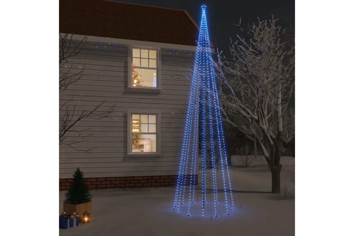 beBasic Joulukuusi piikillä 1134 sinistä LED-valoa 800 cm - Tekokuusi