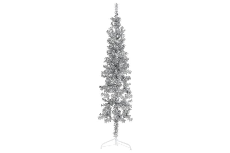 beBasic Kapea puolikas tekojoulukuusi jalustalla hopea 180 cm - Sisustustuotteet - Joulukoristeet & juhlakoristeet - Joulukoristeet - Tekokuusi