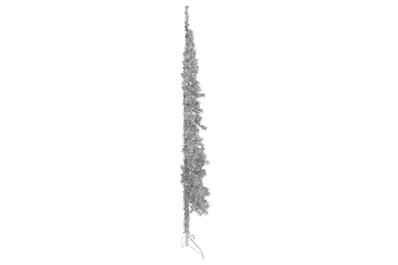 beBasic Kapea puolikas tekojoulukuusi jalustalla hopea 240 cm - Sisustustuotteet - Joulukoristeet & juhlakoristeet - Joulukoristeet - Tekokuusi