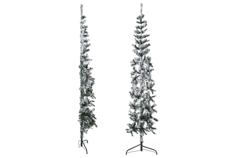 beBasic Kapea puolikas tekojoulukuusi lumihuurteella 210 cm - Sisustustuotteet - Joulukoristeet & juhlakoristeet - Joulukoristeet - Tekokuusi