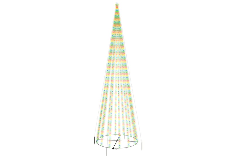 beBasic Kartio joulukuusi 1134 värikästä LED-valoa 230x800 cm - Sisustustuotteet - Joulukoristeet & juhlakoristeet - Joulukoristeet - Tekokuusi