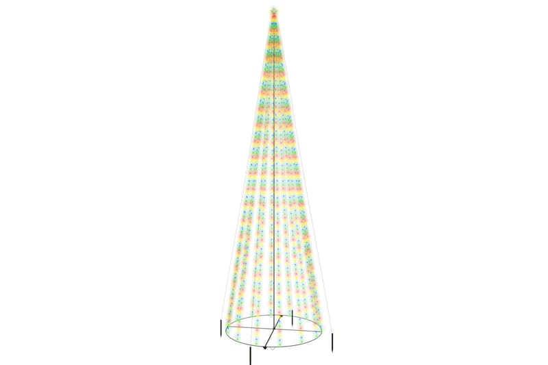 beBasic Kartio joulukuusi 1134 värikästä LED-valoa 230x800 cm - Sisustustuotteet - Joulukoristeet & juhlakoristeet - Joulukoristeet - Tekokuusi