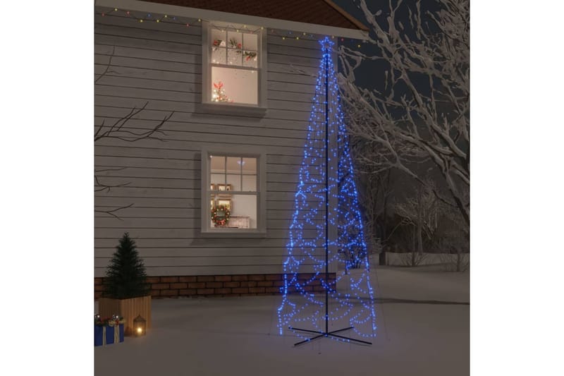 beBasic Kartio joulukuusi 1400 sinistä LED-valoa 160x500 cm - Sisustustuotteet - Joulukoristeet & juhlakoristeet - Joulukoristeet - Tekokuusi