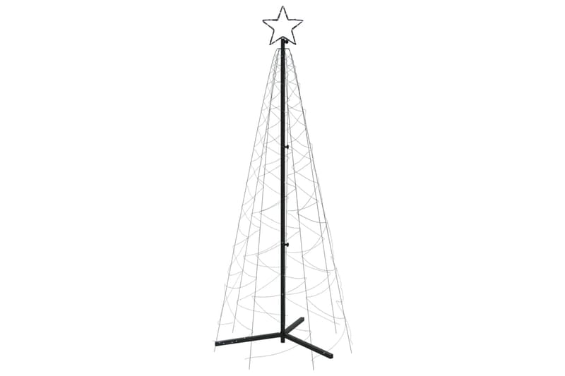 beBasic Kartio joulukuusi 200 kylmän valkoista LED-valoa 70x180 cm - Tekokuusi