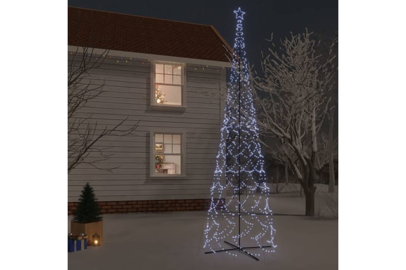 beBasic Kartio joulukuusi 3000 kylmän valkoista LED-valoa 230x800 cm - Sisustustuotteet - Joulukoristeet & juhlakoristeet - Joulukoristeet - Tekokuusi