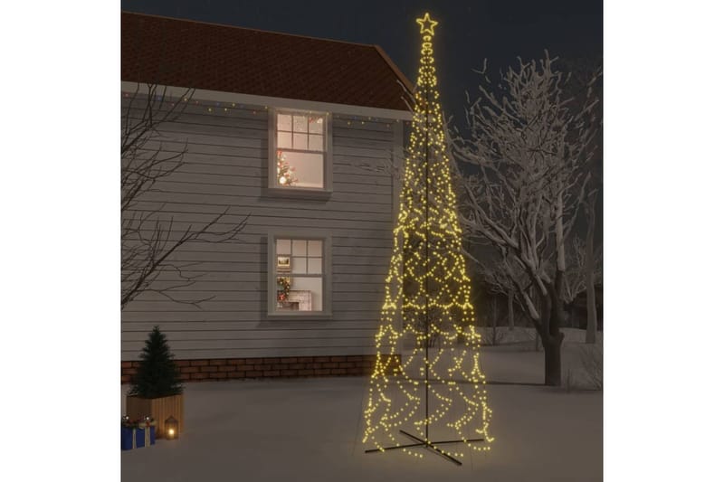 beBasic Kartio joulukuusi 3000 lämpimän valkoista LED-valoa 230x800 cm - Sisustustuotteet - Joulukoristeet & juhlakoristeet - Joulukoristeet - Tekokuusi