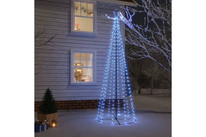 beBasic Kartio joulukuusi 310 sinist�ä LED-valoa 100x300 cm - Tekokuusi