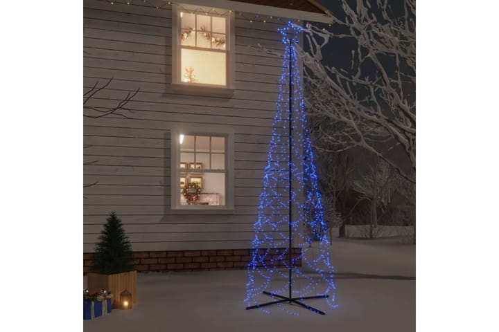 beBasic Kartio joulukuusi 500 sinistä LED-valoa 100x300 cm - Tekokuusi