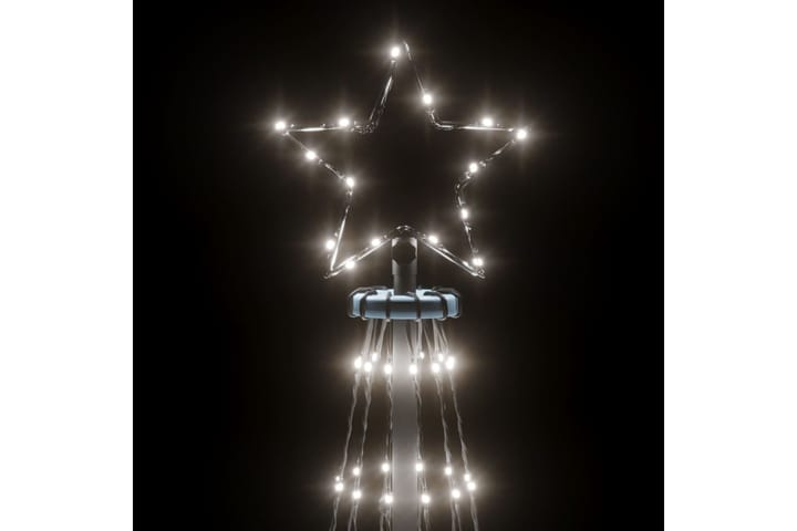 beBasic Kartio joulukuusi 732 kylmän valkoista LED-valoa 160x500 cm - Tekokuusi