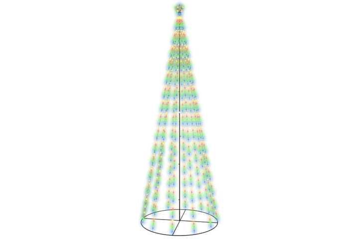 beBasic Kartio joulukuusi 732 värikästä LED-valoa 160x500 cm - Tekokuusi