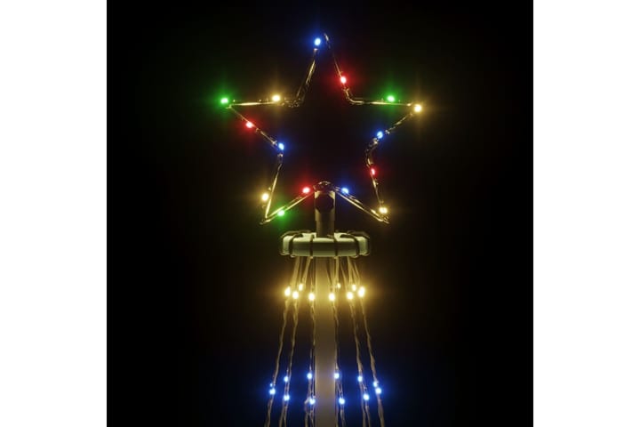 beBasic Kartio joulukuusi 732 värikästä LED-valoa 160x500 cm - Tekokuusi