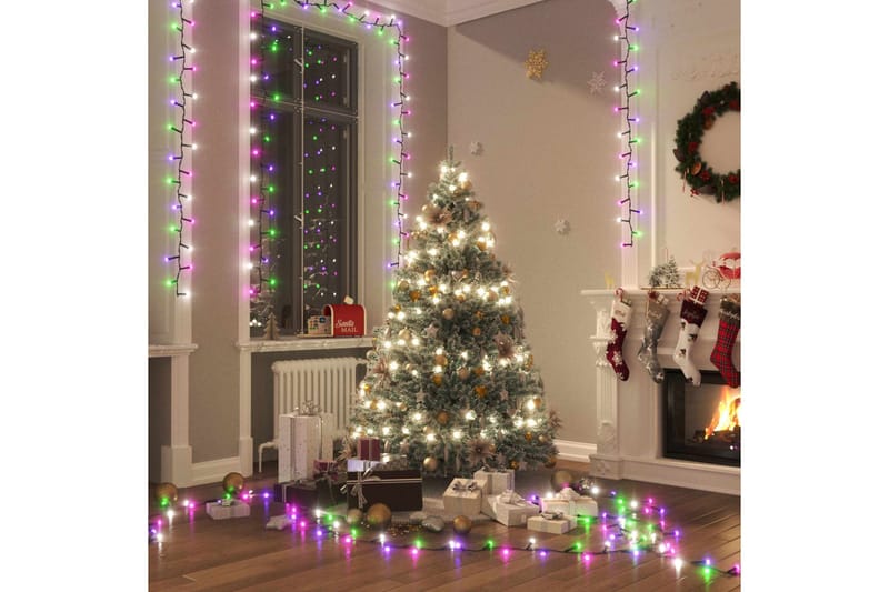 beBasic Kompakti LED-valonauha 2000 LED-valoa monivärinen pastelli 20 m - Sisustustuotteet - Joulukoristeet & juhlakoristeet - Joulukoristeet - Joulukynttilä