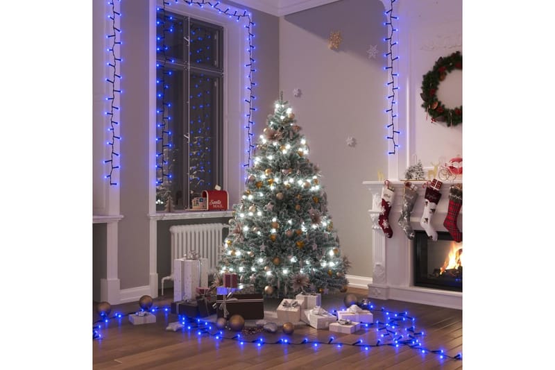 beBasic Kompakti LED-valonauha 2000 LED-valoa sininen 20 m PVC - Sisustustuotteet - Joulukoristeet & juhlakoristeet - Joulukoristeet - Joulukynttilä
