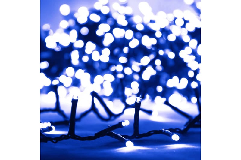 beBasic Kompakti LED-valonauha 2000 LED-valoa sininen 20 m PVC - Sisustustuotteet - Joulukoristeet & juhlakoristeet - Joulukoristeet - Joulukynttilä