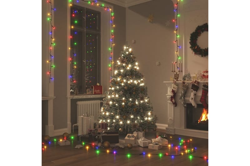 beBasic LED-valonauha 2000 LED-valoa monivärinen 200 m PVC - Sisustustuotteet - Joulukoristeet & juhlakoristeet - Joulukoristeet - Joulukynttilä