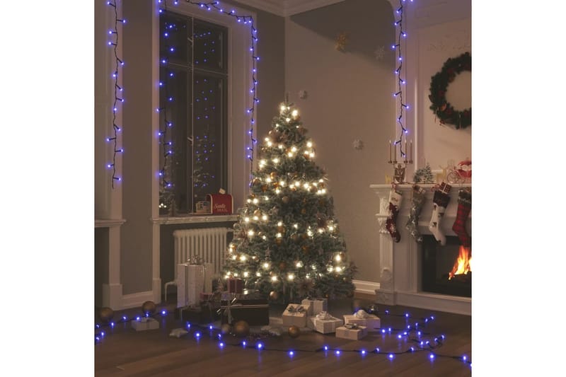 beBasic LED-valonauha 2000 LED-valoa sininen 200 m PVC - Sisustustuotteet - Joulukoristeet & juhlakoristeet - Joulukoristeet - Joulukynttilä