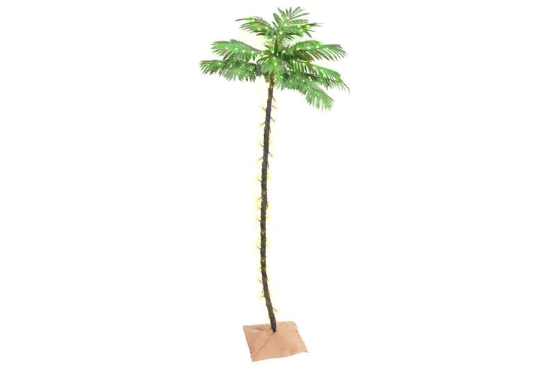 beBasic LED-palmu lämmin valkoinen 136 LED-valoa 220 cm - Sisustustuotteet - Joulukoristeet & juhlakoristeet - Joulukoristeet - Tekokuusi