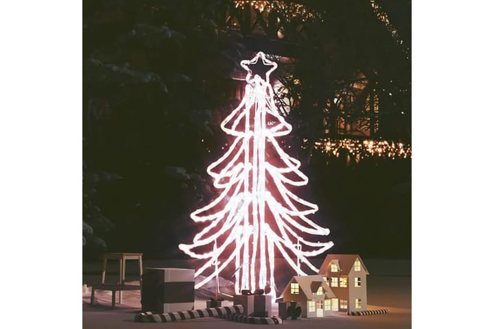 beBasic Taitettava Joulukuusikoriste 360 lämpimän valkoista LEDiä - Joulukoristeet - Joulukynttilä