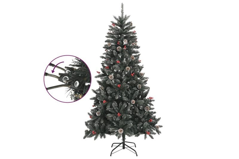 beBasic Tekojoulukuusi jalustalla vihreä 180 cm PVC - Sisustustuotteet - Joulukoristeet & juhlakoristeet - Joulukoristeet - Tekokuusi