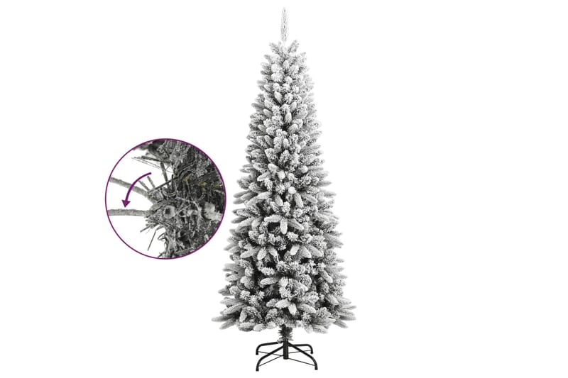 beBasic Tekojoulukuusi lumihuurteella 180 cm PVC ja PE - Sisustustuotteet - Joulukoristeet & juhlakoristeet - Joulukoristeet - Tekokuusi