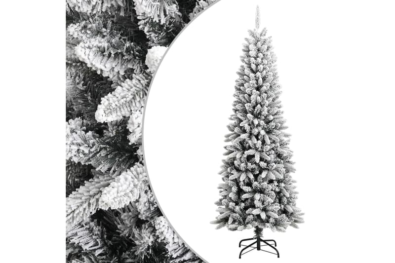 beBasic Tekojoulukuusi lumihuurteella 210 cm PVC ja PE - Sisustustuotteet - Joulukoristeet & juhlakoristeet - Joulukoristeet - Tekokuusi