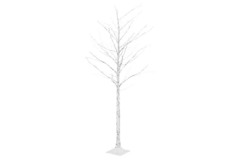 beBasic Valkoinen LED-koivu lämmin valkoinen 128 LED-valoa 220 cm - Sisustustuotteet - Joulukoristeet & juhlakoristeet - Joulukoristeet - Tekokuusi