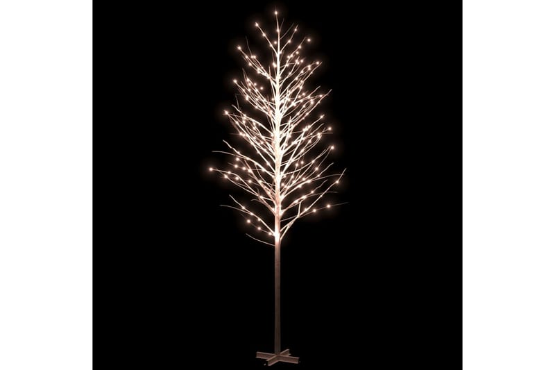 beBasic Valkoinen LED-koivu lämmin valkoinen 672 LED-valoa 400 cm - Sisustustuotteet - Joulukoristeet & juhlakoristeet - Joulukoristeet - Tekokuusi