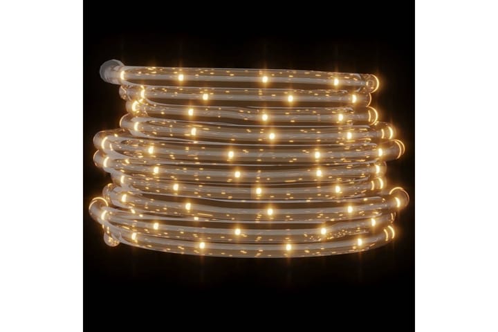 beBasic Valokaapeli 120 LED-valoa lämmin valkoinen 5 m PVC - Valkoinen - Joulukynttilä - Joulukoristeet