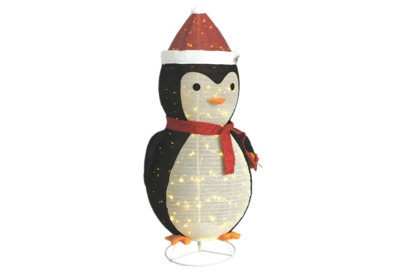 beBasic Pingviini joulukoriste LED-valoilla ylellinen kangas 180 cm - Musta - Sisustustuotteet - Joulukoristeet & juhlakoristeet - Joulukoristeet - Joulukynttilä