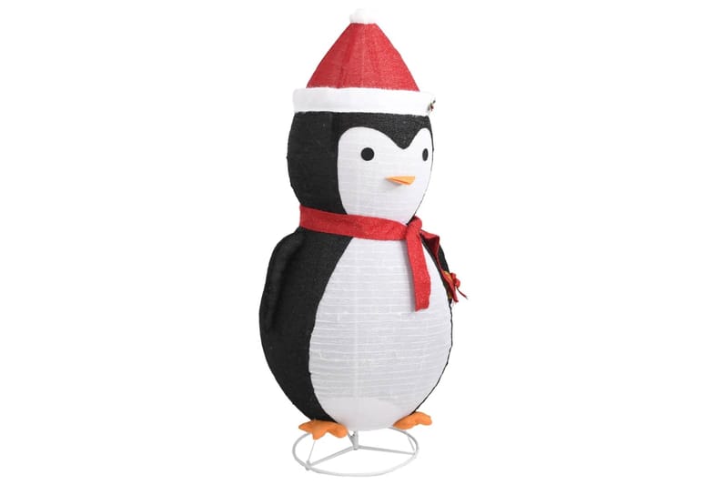 beBasic Pingviini joulukoriste LED-valoilla ylellinen kangas 180 cm - Musta - Sisustustuotteet - Joulukoristeet & juhlakoristeet - Joulukoristeet - Joulukynttilä