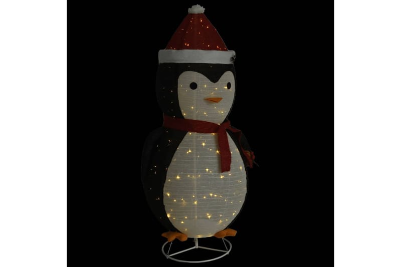 beBasic Pingviini joulukoriste LED-valoilla ylellinen kangas 180 cm - Musta - Sisustustuotteet - Joulukoristeet & juhlakoristeet - Joulukoristeet - Joulukynttilä