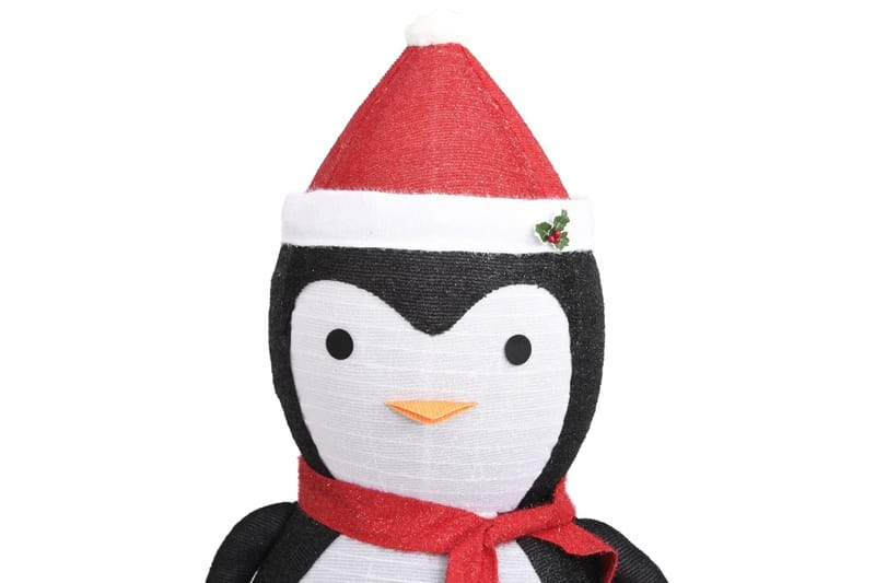 beBasic Pingviini joulukoriste LED-valoilla ylellinen kangas 180 cm - Musta - Sisustustuotteet - Joulukoristeet & juhlakoristeet - Joulukoristeet - Joulukynttilä