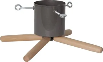 Granig-joulukuusenjalka 45 cm - myyränruskea ja luonnonpuu - Sisustustuotteet - Joulukoristeet & juhlakoristeet - Joulukoristeet - Joulukuusen jalka