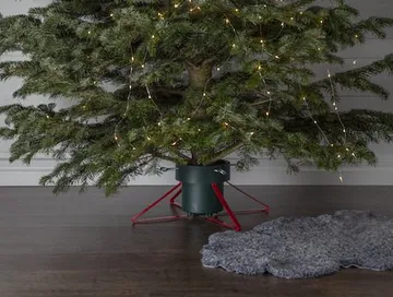 Granig-joulukuusenjalka 57 cm - vihreä/punainen - Sisustustuotteet - Joulukoristeet & juhlakoristeet - Joulukoristeet - Joulukuusen jalka