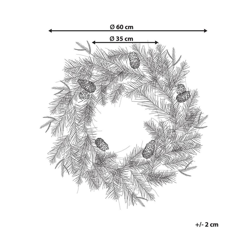 Joulukranssi Kamerun - Sisustustuotteet - Joulukoristeet & juhlakoristeet - Joulukoristeet - Joulukranssi