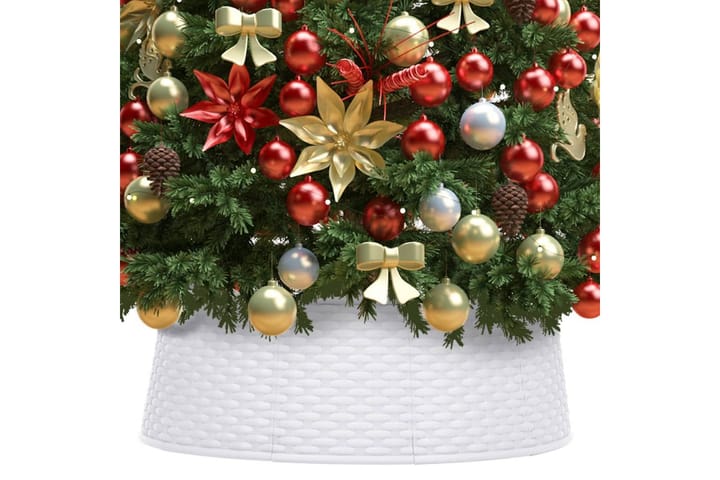 Joulukuusen helma valkoinen 65x19,5 cm - Valkoinen - Joulukuusen koristeet - Joulukoristeet