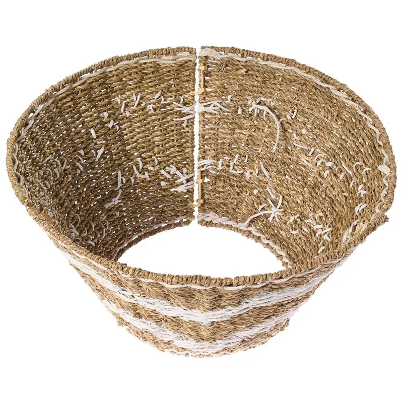 Joulukuusen kaulus Hiver - Luonnollinen, Valkoinen 43x43x24 cm - Sisustustuotteet - Joulukoristeet & juhlakoristeet - Joulukoristeet - Joulukuusen jalka