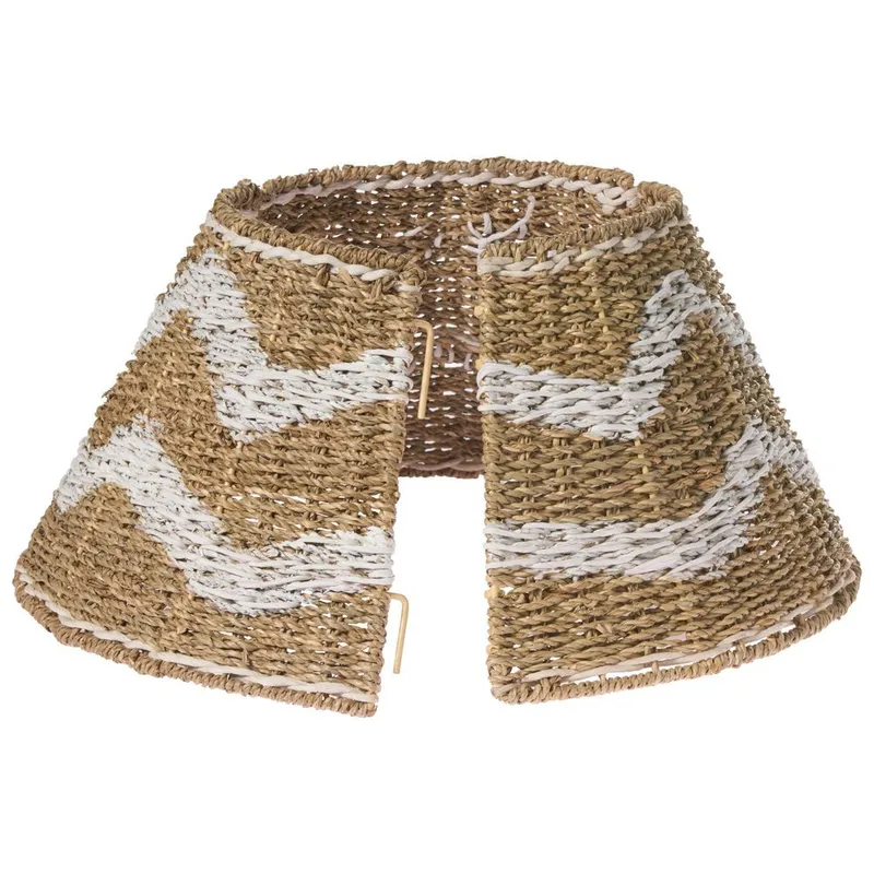 Joulukuusen kaulus Hiver - Luonnollinen, Valkoinen 43x43x24 cm - Sisustustuotteet - Joulukoristeet & juhlakoristeet - Joulukoristeet - Joulukuusen jalka