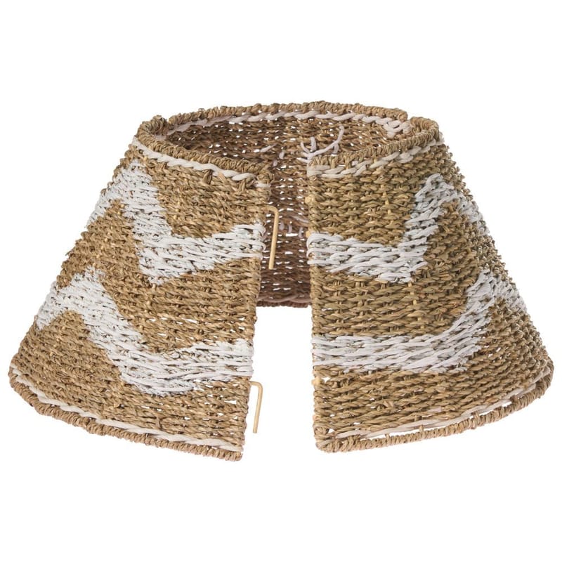 Joulukuusen kaulus Hiver - Luonnollinen, Valkoinen 43x43x24 cm - Sisustustuotteet - Joulukoristeet & juhlakoristeet - Joulukoristeet - Joulukuusen jalka