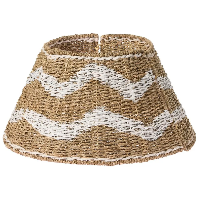 Joulukuusen kaulus Hiver, Luonnollinen, Valkoinen 43x43x24 cm