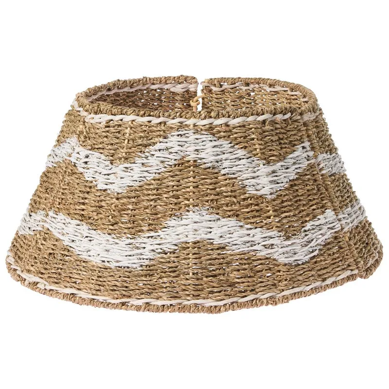 Joulukuusen kaulus Hiver - Luonnollinen, Valkoinen 51x51x24 cm - Sisustustuotteet - Joulukoristeet & juhlakoristeet - Joulukoristeet - Joulukuusen jalka