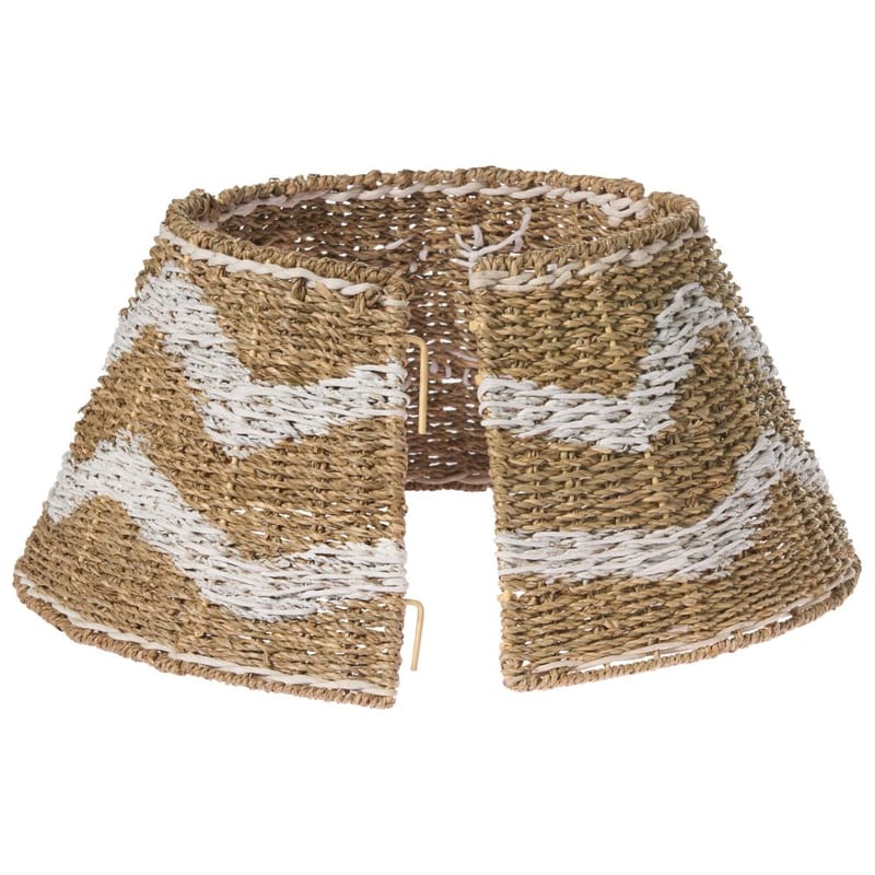 Joulukuusen kaulus Hiver - Luonnollinen, Valkoinen 51x51x24 cm - Sisustustuotteet - Joulukoristeet & juhlakoristeet - Joulukoristeet - Joulukuusen jalka