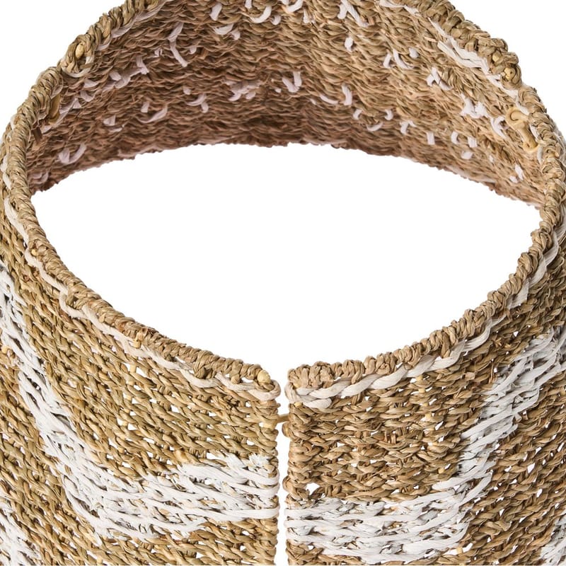 Joulukuusen kaulus Hiver - Luonnollinen, Valkoinen 51x51x24 cm - Sisustustuotteet - Joulukoristeet & juhlakoristeet - Joulukoristeet - Joulukuusen jalka